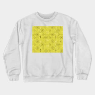 Wild Grass Pattern Crewneck Sweatshirt